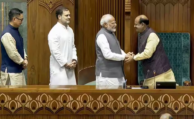 BJP MP Om Birla re-elected as Lok Sabha Speaker 